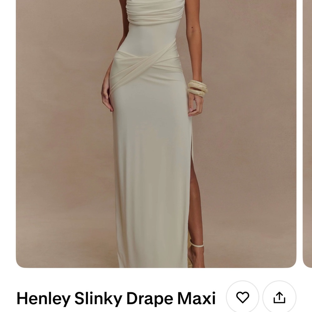 Henley Drape Maxi Meshki